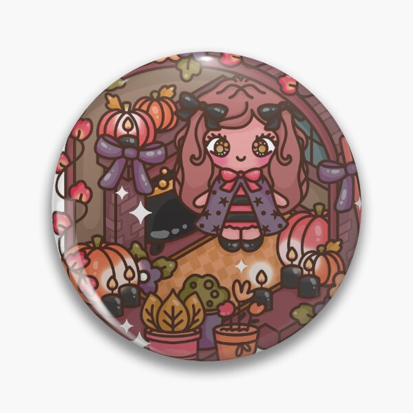 Item preview, Witchy Cottage - Kawaii Halloween Isometric Room Art designed and sold by TheBunnoBandit.