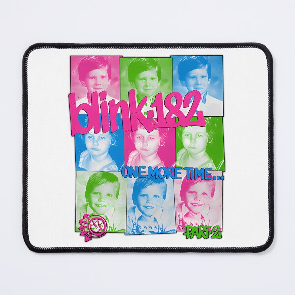 Item preview, Blink-182 Yellow Logo Abstract Neon Bunny Pop Punk Art Design designed and sold by AselaDesigns.