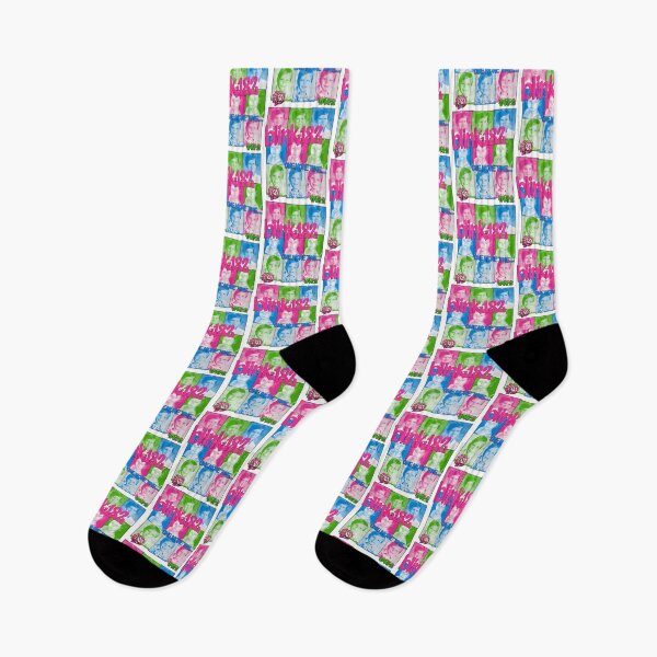 Item preview, Blink-182 Yellow Logo Abstract Neon Bunny Pop Punk Art Design designed and sold by AselaDesigns.