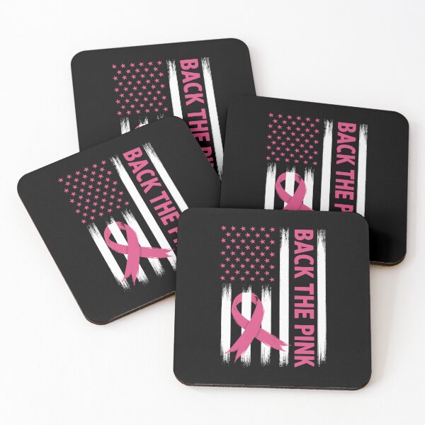 Item preview, Back The Pink American Flag Breast Cancer Ribbon designed and sold by MysticMirth.