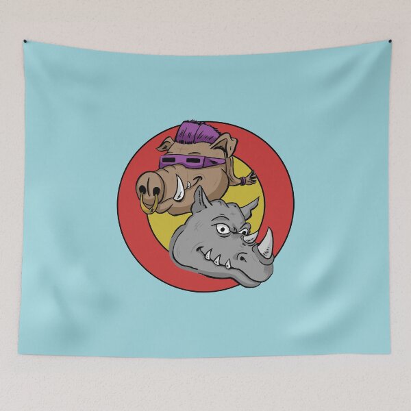 Item preview, Bebop and Rocksteady designed and sold by blacksnowcomics.