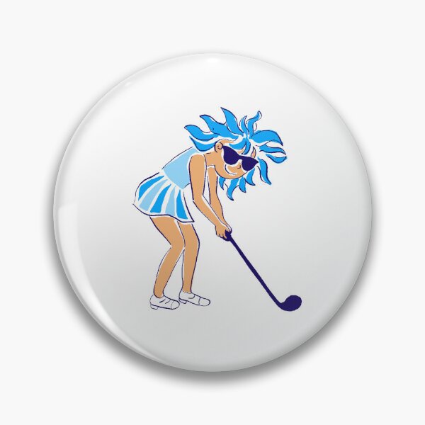 Item preview,  Loony Golf player 2 - blue      designed and sold by Fabricatemyart.