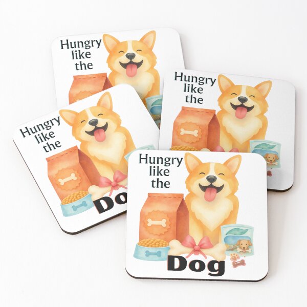 Item preview, Hungry Like The Dog - Funny Corgi Doggie Foodie designed and sold by SunandShade.