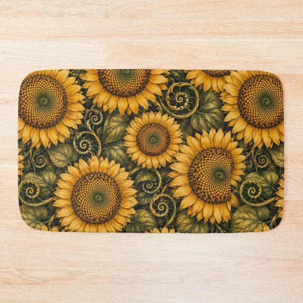 Item preview, Golden Sunflower Spiral designed and sold by Side Quest Co..
