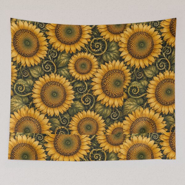 Item preview, Golden Sunflower Spiral designed and sold by Side Quest Co..
