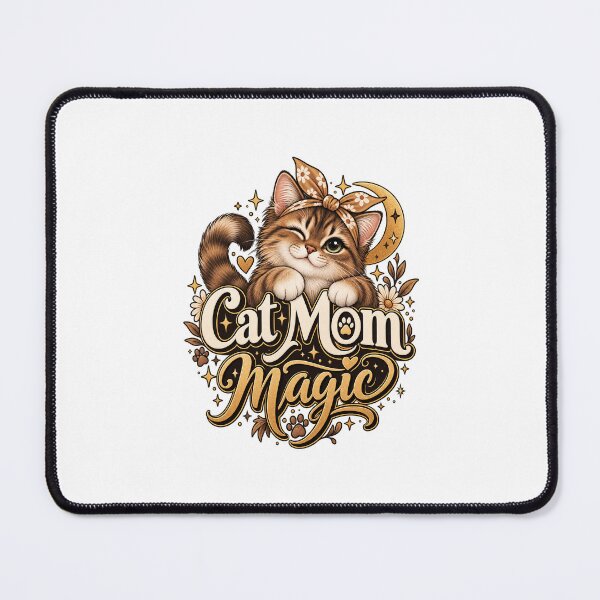 Item preview, Cat Mom Magic Sticker | Cute Cat Mom Decal designed and sold by AZ Atelier.
