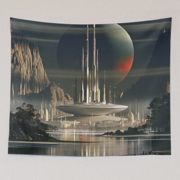 Item preview, Outpost of the Ringed World designed and sold by bloorose.