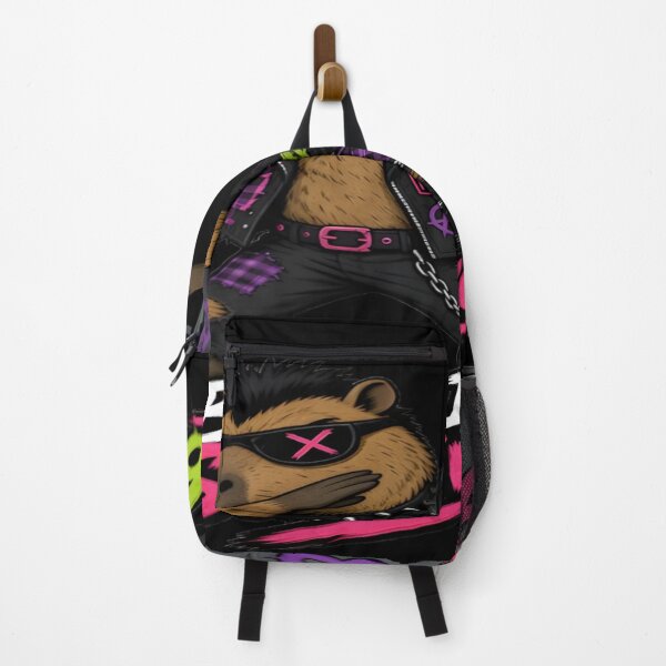 Item preview, Bruh I Survived 6 Plus 7 Punk Capybara Art designed and sold by DailySparks.