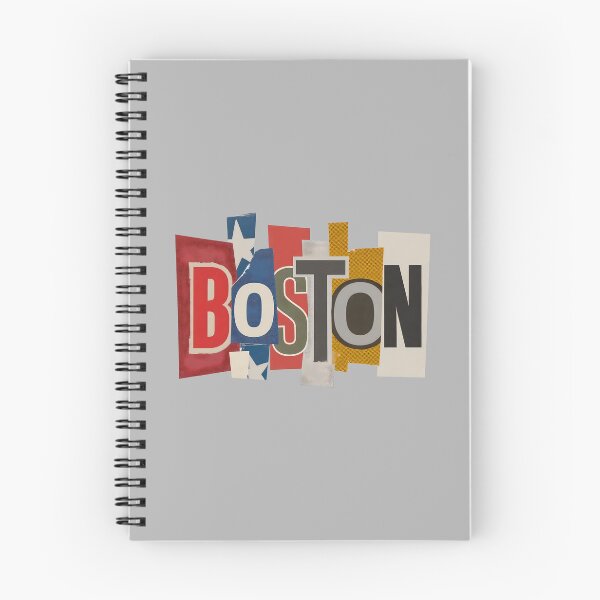 Item preview, Boston Ransom Note Typography Collage designed and sold by ThreadRiotTees.