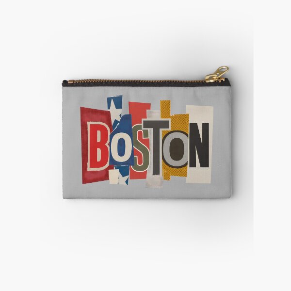 Item preview, Boston Ransom Note Typography Collage designed and sold by ThreadRiotTees.