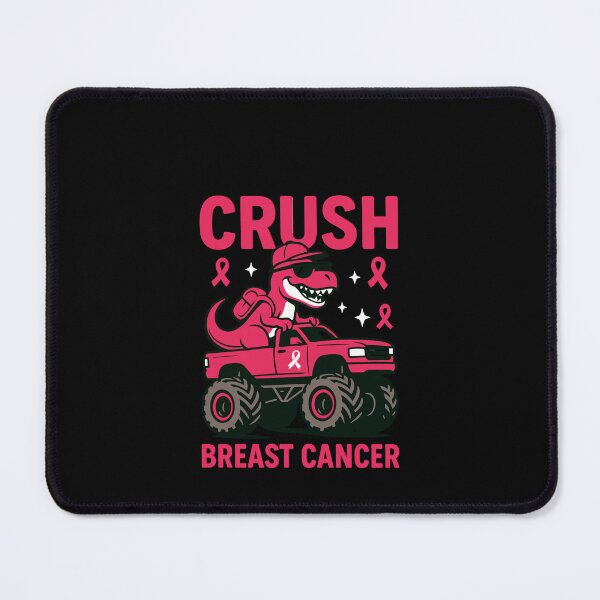 Item preview, Crush Breast Cancer Pink T Rex Monster Truck designed and sold by MysticMirth.