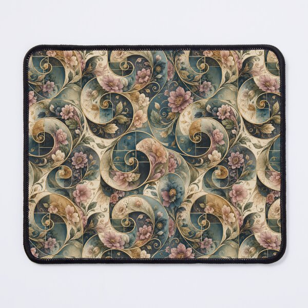 Item preview, Golden Spiral Floral designed and sold by Side Quest Co..