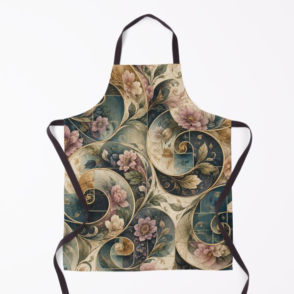 Item preview, Golden Spiral Floral designed and sold by Side Quest Co..
