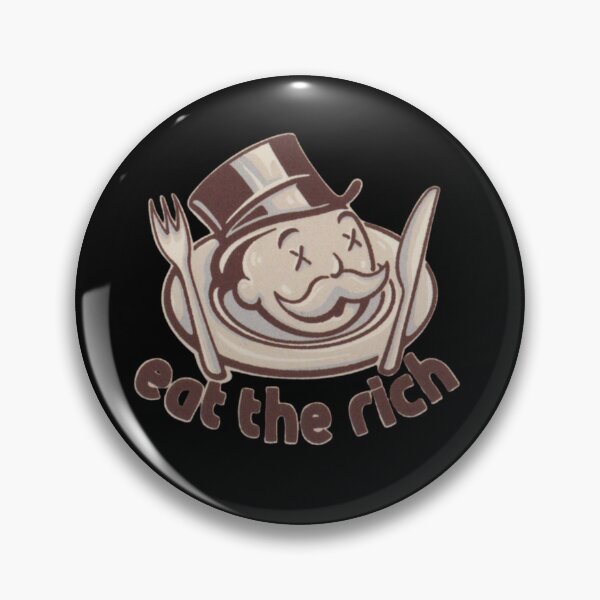 Item preview, Eat The Rich Black Cat designed and sold by oldpussboss.