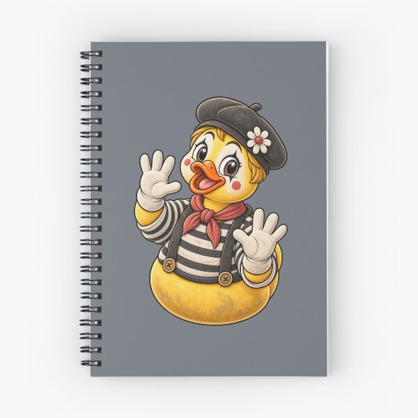 Item preview, Rubber Duck Mime – Vintage Edition designed and sold by BROHLine Studio.