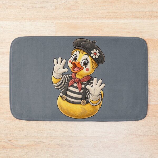 Item preview, Rubber Duck Mime – Vintage Edition designed and sold by BROHLine Studio.