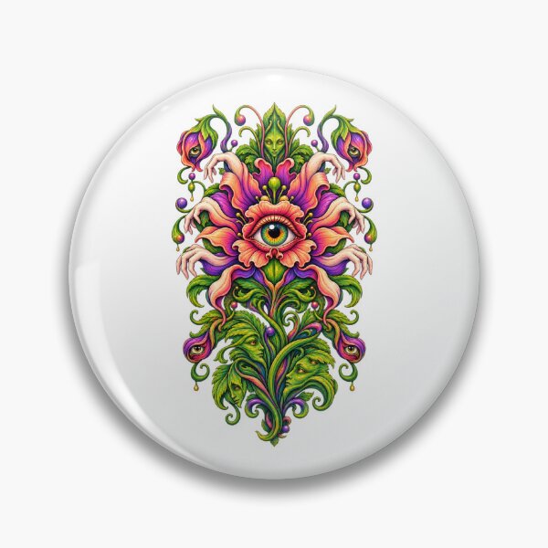 Item preview, Mystical Flower Eye Art – Surreal Botanical Nature Fantasy Design designed and sold by MrDev.