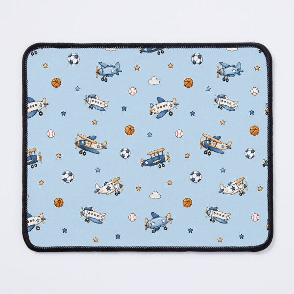 Item preview, Little Aviator – Airplanes, Sports & Stars Kids Pattern designed and sold by HO•Designs.