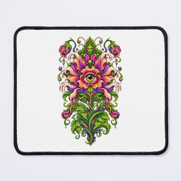 Item preview, Mystical Flower Eye Art – Surreal Botanical Nature Fantasy Design designed and sold by MrDev.