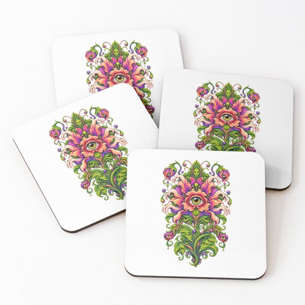 Item preview, Mystical Flower Eye Art – Surreal Botanical Nature Fantasy Design designed and sold by MrDev.
