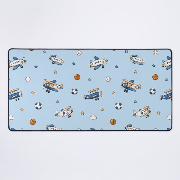 Item preview, Little Aviator – Airplanes, Sports & Stars Kids Pattern designed and sold by HO•Designs.