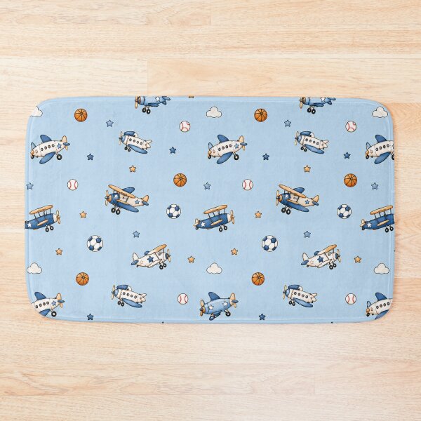 Item preview, Little Aviator – Airplanes, Sports & Stars Kids Pattern designed and sold by HO•Designs.