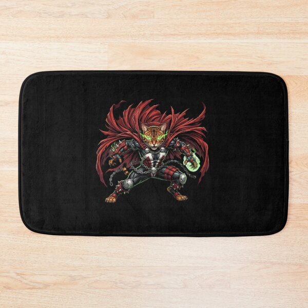 Item preview, Demon Cat Warrior - Dark Magic Vampire Fantasy Art designed and sold by TOOBIC.