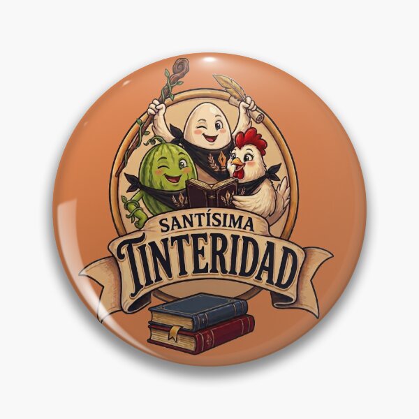 Item preview, Holy Tinterity Cartoon — Literary Mascot designed and sold by Hermandad-dlt.