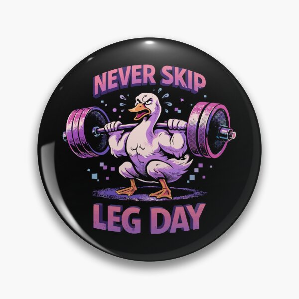 Artikelvorschau, Gans Never Skip Leg Day Kniebeugen entworfen und verkauft von Pineapple-Tree.