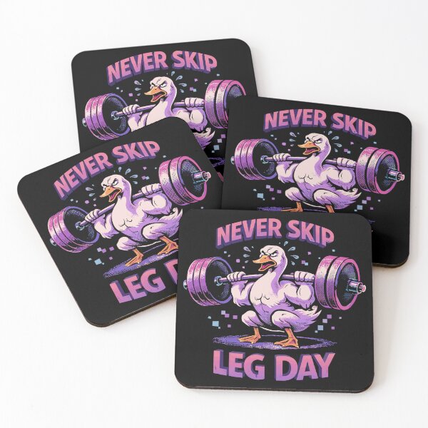 Item preview, Goose Never Skip Leg Day Squats designed and sold by Pineapple-Tree.