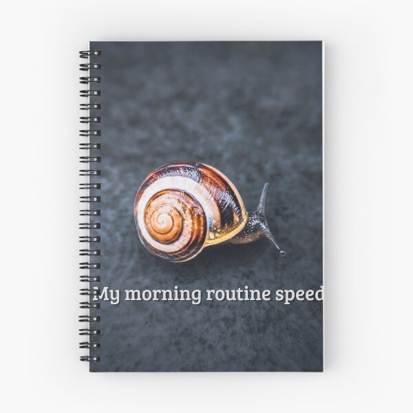 Item preview, My Morning Routine Speed – Funny snail design for morning grumps & coffee lovers designed and sold by Tammigrafie.