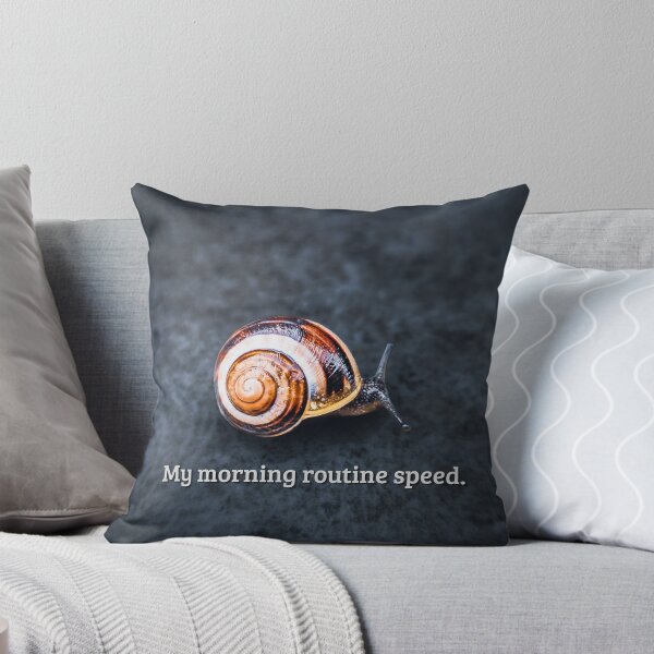 Item preview, My Morning Routine Speed – Funny snail design for morning grumps & coffee lovers designed and sold by Tammigrafie.