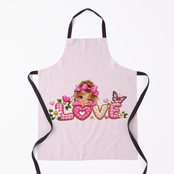 Item preview, Sweet Pink Love Girl – Cute Kawaii Hearts & Flowers designed and sold by HO•Designs.