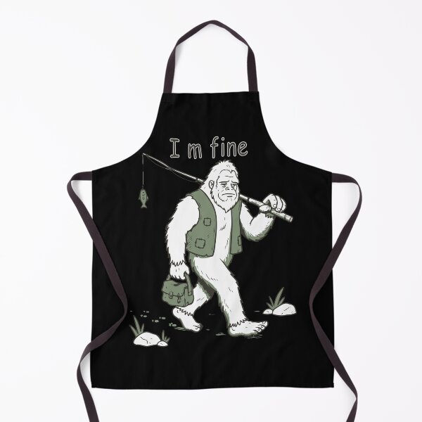 Item preview, Sasquatch Fishing Vibe atau I'm Fine Bigfoot Outdoors designed and sold by Brexmore3.
