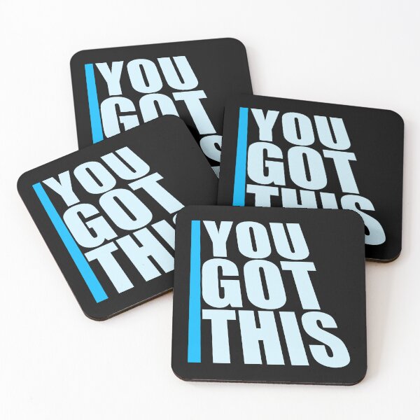 Item preview, You Got This Motivational Inspirational Quote Logo designed and sold by shirt-o-mat.