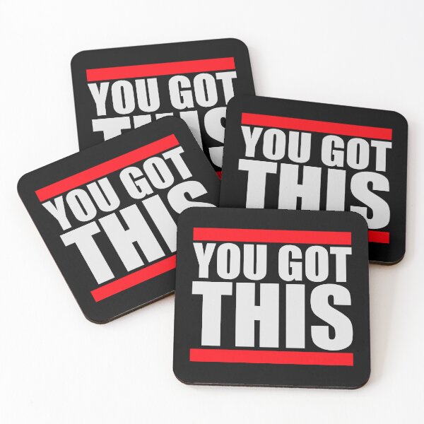 Item preview, You Got This Motivational Inspirational Quote Logo designed and sold by shirt-o-mat.