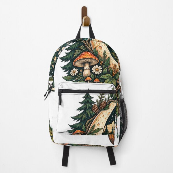 Item preview, Mystical Forest Moon Mushroom Nature Fantasy Woodland Art designed and sold by irfanshikh.