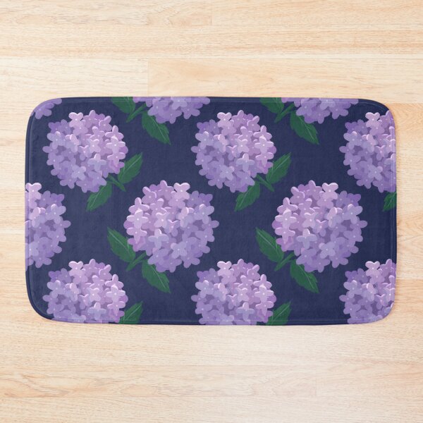 Item preview, Purple Hydrangea Floral Pattern designed and sold by Eri Atelier.
