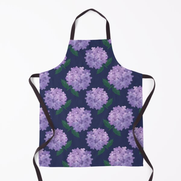 Item preview, Purple Hydrangea Floral Pattern designed and sold by Eri Atelier.