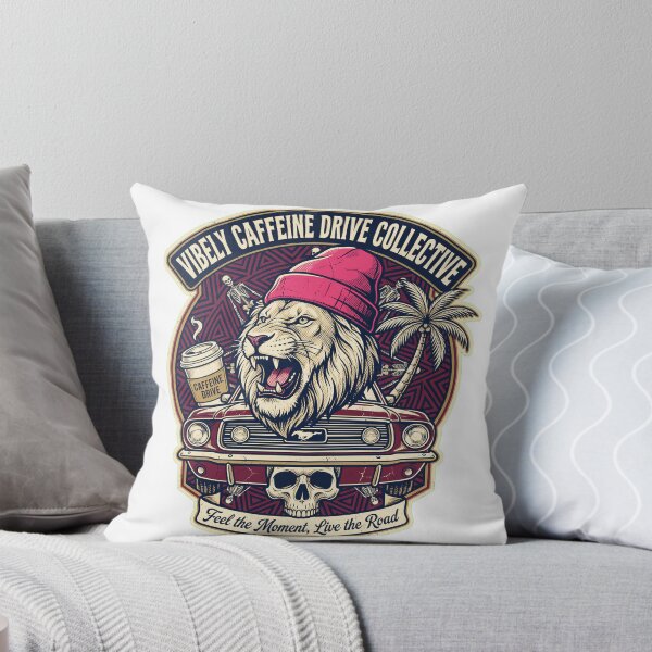 Item preview, Retro Lion Coffee Caffeine Drive Collective designed and sold by ehabm15.