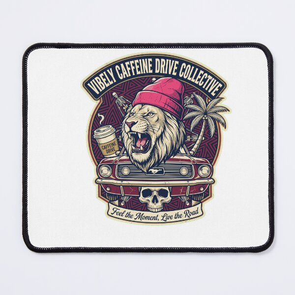 Item preview, Retro Lion Coffee Caffeine Drive Collective designed and sold by ehabm15.