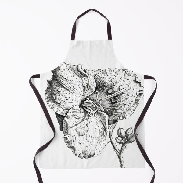 Item preview, Daylily Flower Botanical Vintage Sketch Art designed and sold by Fairytale_Flowers.