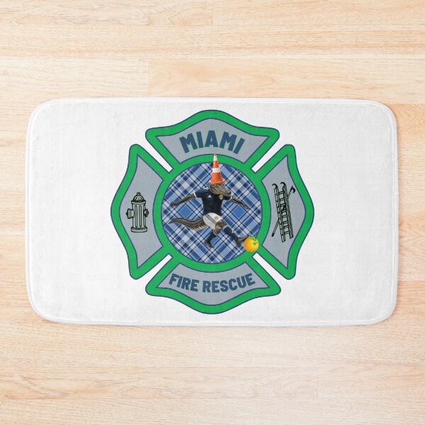 Item preview, MIAMI FIRE RESCUE - Tartan Army Traffic Cone Alligator Maltese Cross designed and sold by FireEMSDesigns.