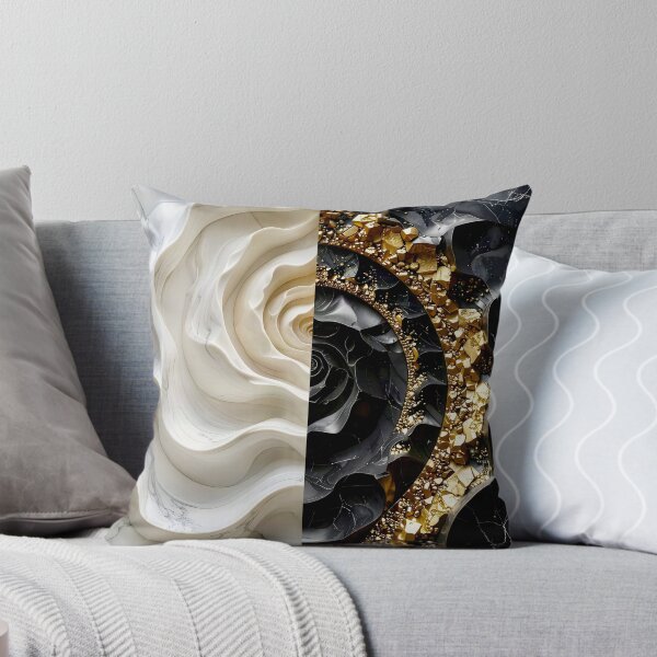 Item preview, Alabaster and Slate Geometric Spiral with Pyrite Accents designed and sold by Vicky Brago-Mitchell®.
