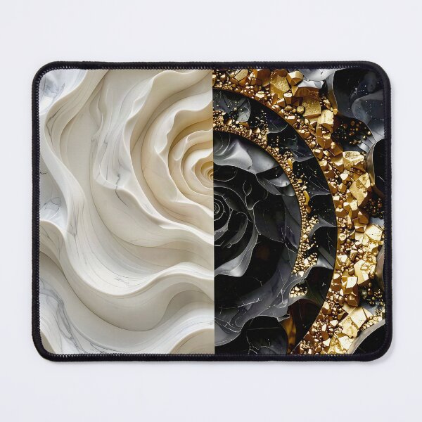 Item preview, Alabaster and Slate Geometric Spiral with Pyrite Accents designed and sold by Vicky Brago-Mitchell®.