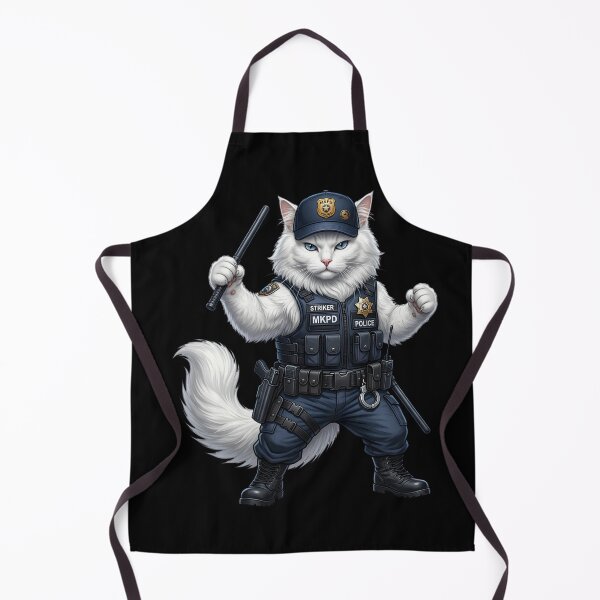 Item preview, Police Cat Warrior - Funny Tactical Cop Cat Officer designed and sold by TOOBIC.