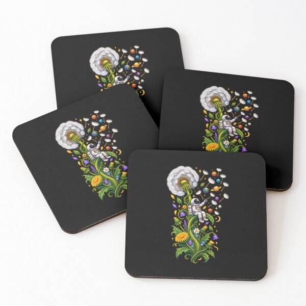 Item preview, Space Dandelion Astronaut – Cosmic Nature and Galaxy Fantasy Art designed and sold by MrDev.