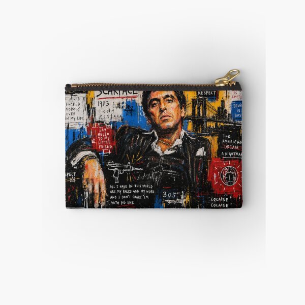 Item preview, [08/28/26, 11:57:45 a. m.] Boreal: H [08/28/26, 11:59:44 a. m.] Boreal: Scarface – The World Is Yours Neo Pop Street Art designed and sold by Boreal Apparel.