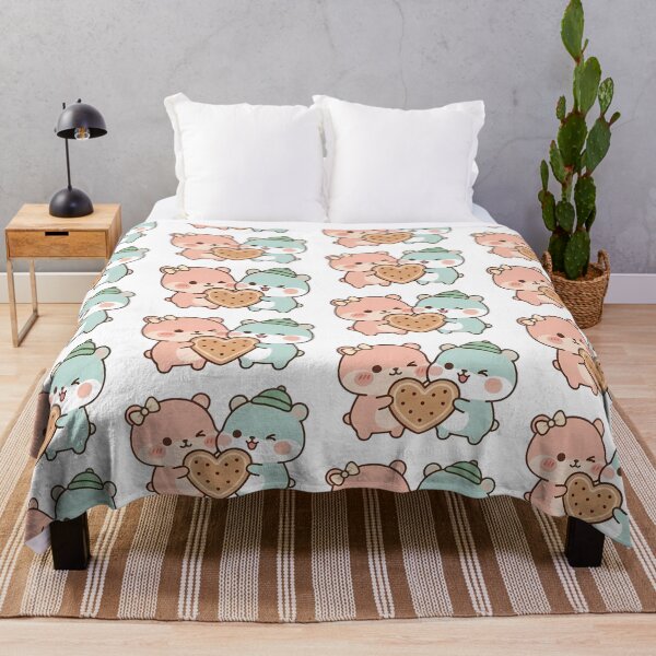 Item preview, Kawaii Cute Bears Holding Heart Cookie designed and sold by Cuddly-Critters.