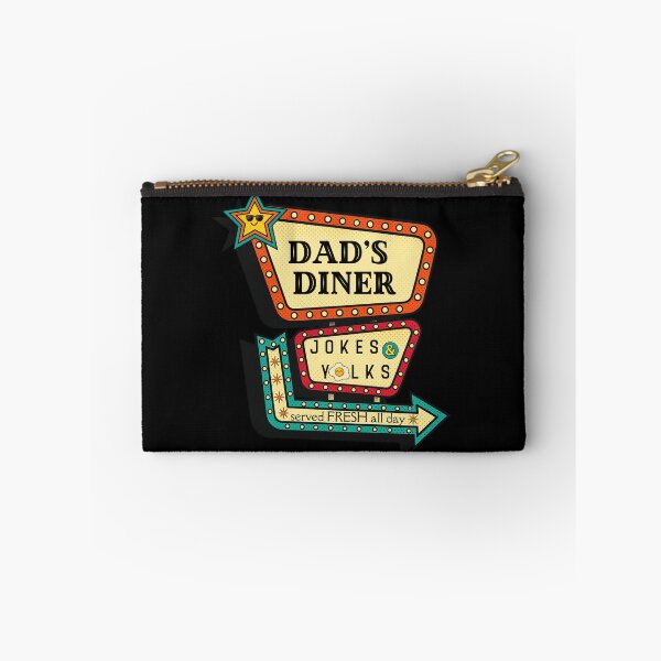Item preview, Retro Dad's Diner Jokes and Yolks Funny Neon Sign designed and sold by SunandShade.
